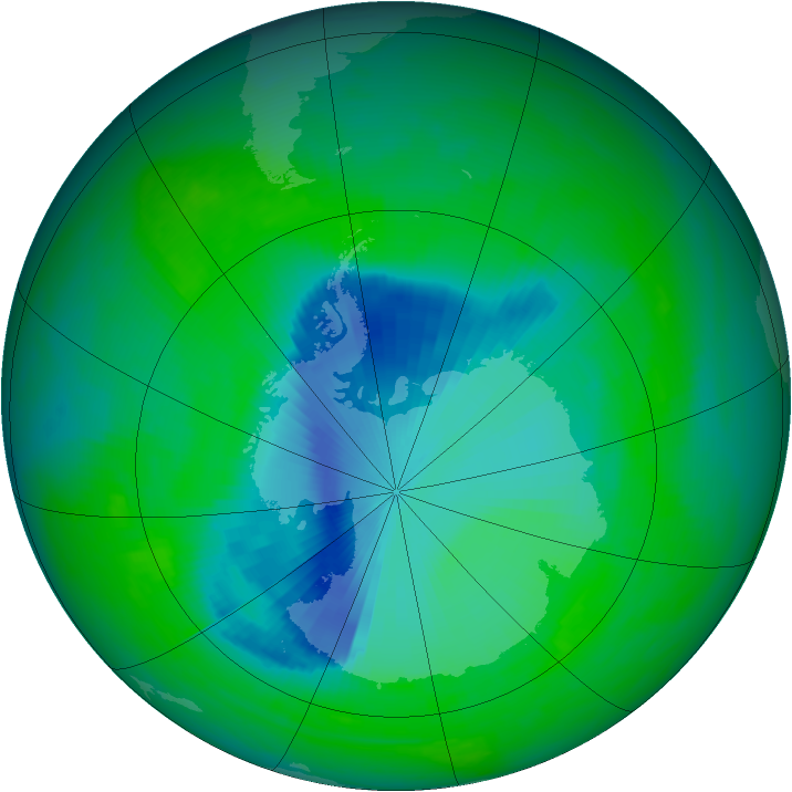 Ozone Map 1989-11-30